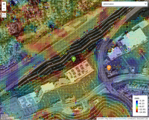 SAR imagery_point cloud of good pixels