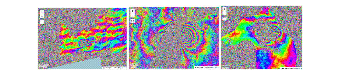 wrapped phase for active volcanoes