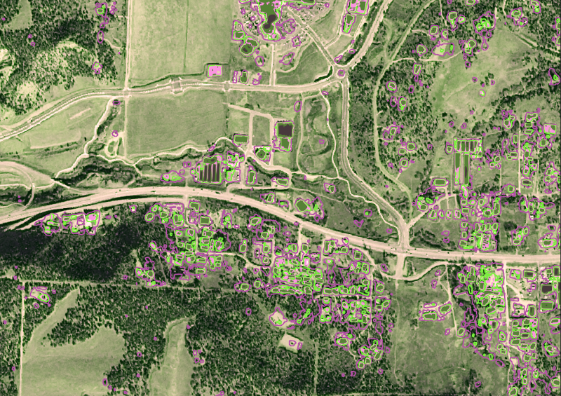 Building detection identifies habitable structures near pipelines in the Western United States