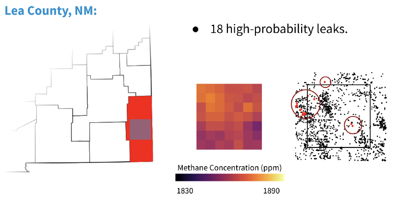 Proposed process for methane leak detection using the Descartes Labs Data Refinery